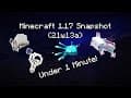 1.17 Minecraft Snapshot (21w13a) In Under 1 Minute!| #Shorts