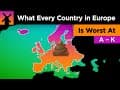 What Every Country in Europe Is WORST At Part 1