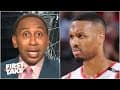 Stephen A. reacts to Damian Lillard dropping 61 points vs. the Mavericks | First Take