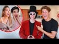 SURPRISING MY FRIENDS WITH WILLY WONKA!!