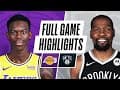 LAKERS at NETS | FULL GAME HIGHLIGHTS | April 10, 2021