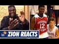 Zion Williamson Breaks Down The Viral Video of Him Being Guarded by The 5’6 Kid | w/ JJ Redick