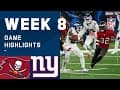 Buccaneers vs. Giants Week 8 Highlights | NFL 2020