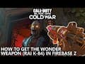 COD Cold War Firebase Z - How to Get Wonder Weapon (RAI K-84) in Zombies (Update in Comments)