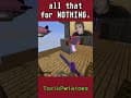 all that for NOTHING. (Bedwars) #shorts