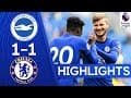 Timo Werner's First Chelsea Goal | Brighton 1-1 Chelsea | Match Highlights & Frank Lampard interview