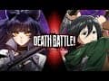 Blake VS Mikasa (RWBY VS Attack on Titan) | DEATH BATTLE!