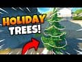 Fortnite HOLIDAY TREES All Locations! Dance at Different Holiday Trees Operation Snowdown Challenge