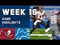 Buccaneers vs. Lions Week 16 Highlights | NFL 2020