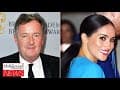 Piers Morgan Walks Off Set After Being Called Out Over Meghan Markle Comments | THR News