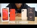 Gold iPhone 12 Pro & 12 Unboxing + MagSafe Accessories