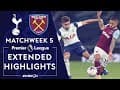 Tottenham v. West Ham United | PREMIER LEAGUE HIGHLIGHTS | 10/18/2020 | NBC Sports