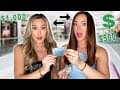 Switching CREDIT CARDS w/ LaurDIY!! *no limit*