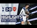 HIGHLIGHTS | SPURS 2-0 ARSENAL | Son's wonder goal & Kane becomes top north London derby scorer!