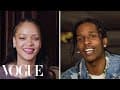 Rihanna Answers 15 Questions From A$AP Rocky | Vogue