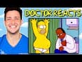 Doctor Reacts To Simpsons Medical Scenes