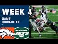 Broncos vs. Jets Week 4 Highlights | NFL 2020