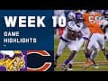 Vikings vs. Bears Week 10 Highlights | NFL 2020