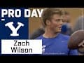 Zach Wilson FULL Pro Day Highlights: Every Throw