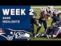 Patriots vs. Seahawks Week 2 Highlights | NFL 2020