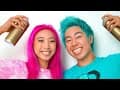 Extreme $4,000 Colorful Hair Dye Challenge, Amazing Transformation | ZHC Crafts