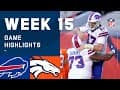 Bills vs. Broncos Week 15 Highlights | NFL 2020