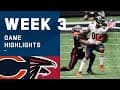 Bears vs. Falcons Week 3 Highlights | NFL 2020