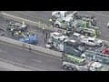 RAW: Aerial footage of deadly pileup crash in Fort Worth, Texas involving up to 100 vehicles