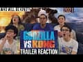 GODZILLA VS KONG Trailer REACTION! || MaJeliv Reactions | Who Will be KING?!