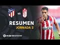 Resumen de Atlético de Madrid vs Granada CF (6-1)