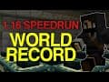 MINECRAFT WORLD RECORD SPEEDRUN IN UNDER 14 MINUTES [13:53]