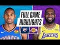 THUNDER at LAKERS | FULL GAME HIGHLIGHTS | February 10, 2021