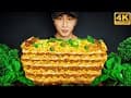 ASMR LASAGNA MUKBANG 먹방 | COOKING & EATING SOUNDS | Zach Choi ASMR