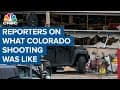 Reporters describe what it was like inside supermarket in Colorado shooting