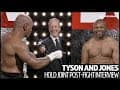 Mike Tyson and Roy Jones Jr hilarious joint interview after their exhibition