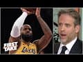 Max marvels at LeBron consistently hitting 3-pointers | First Take