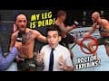 Conor McGregor's DEAD LEG Leads to Knockout at UFC 257 - Doctor Explains BRUTAL Leg Kicks!