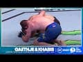 Amazing moment of respect! Justin Gaethje consoles emotional Khabib Nurmagomedov | UFC 254