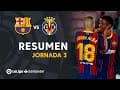 Resumen de FC Barcelona vs Villarreal CF (4-0)