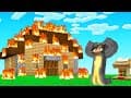 So He CHEATED And BURNED My Minecraft House... (troll)