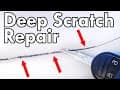 How to Repair a DEEP SCRATCH in Car Paint (DIY)