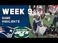 Patriots vs. Jets Week 9 Highlights | NFL 2020