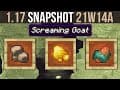 Minecraft 1.17 Snapshot 21w14a Raw Gold, Iron & Copper (Works With Fortune)