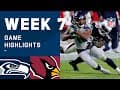 Seahawks vs. Cardinals Week 7 Highlights | NFL 2020