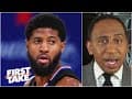 Stephen A.'s message to Paul George: 'You cannot play like this in the playoffs!' | First Take