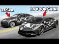 Custom Lamborghini VS Tesla, Winner Keeps Car