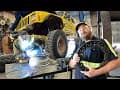 Custom Bead Locks on the Yellow Banana JEEP