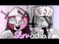 Sarv teaching Ruv to sing (Sarv-odila) //FNF ANIMATION//