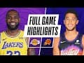 LAKERS at SUNS | FULL GAME HIGHLIGHTS | December 16, 2020