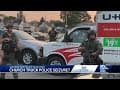 Truck with supplies for protesters seized by law enforcement officers in Kenosha